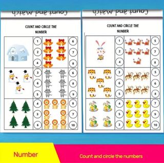 Libro de Matemáticas Interactivo para Preescolar!!
