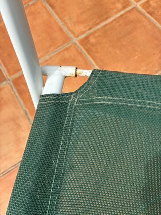 Sedie da giardino in ferro metallico verde 4 pz 