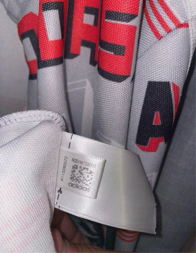 Chaqueta Adidas Retro Gris y Roja