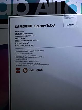 Samsung Galaxy Tab A.