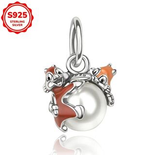 Abalorio charm Chip & Chop Plata 925 Perla