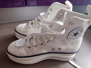 Botas Converse blancas talla 37