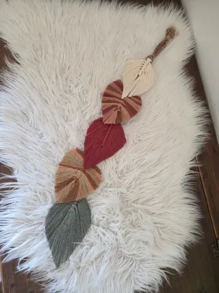 Decorazione da appendere parete a forma di foglia