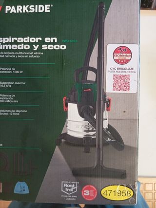 Aspirador Parkside Húmedo y Seco Profesional 