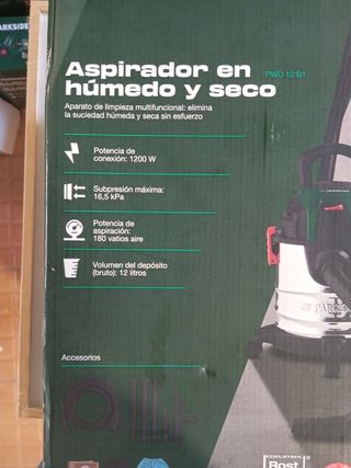 Aspirador Parkside Húmedo y Seco Profesional 