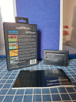 ÁLVARO MEGADRIVE SONIC1 ORIGINAL COMPLETO 