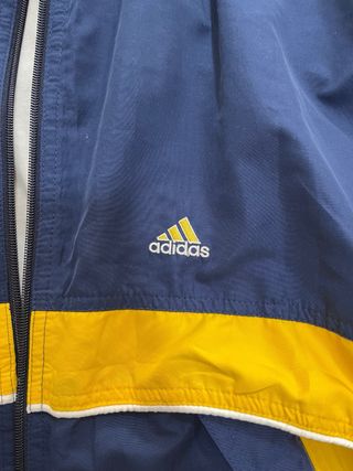 Chaqueta Adidas Vintage Azul y Amarilla
