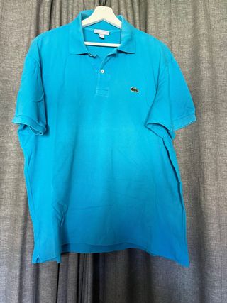 Polo Lacoste Azul Turquesa Talla 3XL