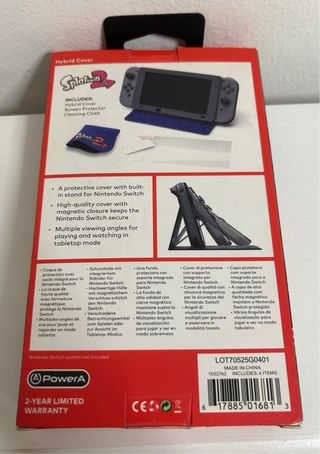 Funda Híbrida Splatoon 2 Nintendo Switch