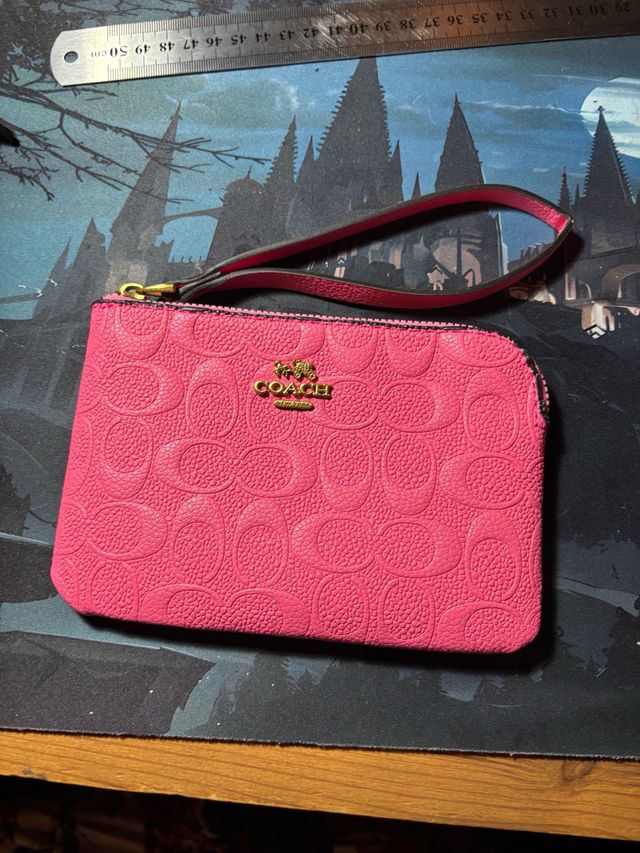 Coach monedero bolso mano Rosa