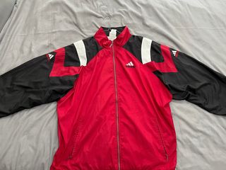 Chaqueta Adidas Vintage Roja y Negra