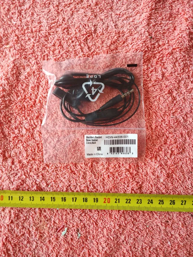 Auriculares BlackBerry Standard Stereo 3.5mm