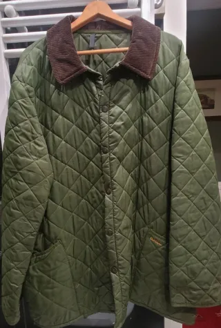 Chaqueta Barbour acolchada verde