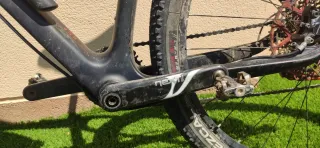 Bicicleta montaña MTB carbono materiales alta gama