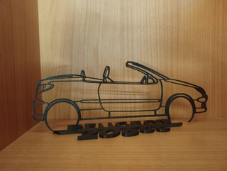 Maqueta Peugeot 206CC 20cm
