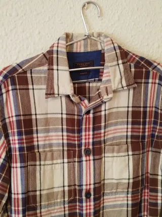 Camisa Zara cuadros talla M