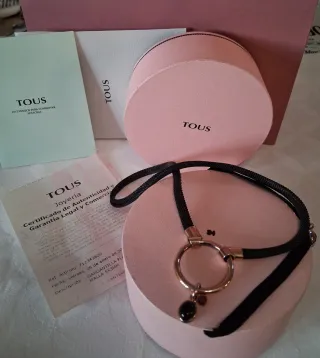 Collar Tous Malla Hold y Colgante Tny