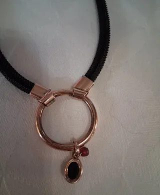 Collar Tous Malla Hold y Colgante Tny