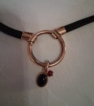 Collar Tous Malla Hold y Colgante Tny
