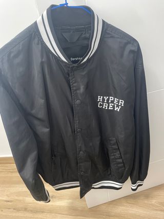 Chaqueta niño Bershka negra
