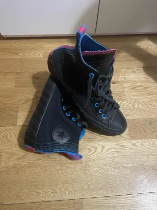 Converse Zapatillas Altas Negras y Azules