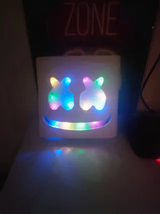 Máscara LED Marshmello Halloween