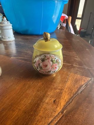 Set 2 Tazze Caffè Piattino Porcellana Floreale