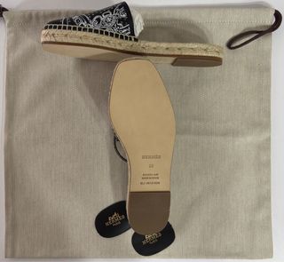 Alpargatas Hermès Brides de Gala - Talla 35