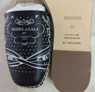 Alpargatas Hermès Brides de Gala - Talla 35