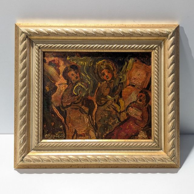 Llopis Beltrá óleo sobre lienzo firmado con marco