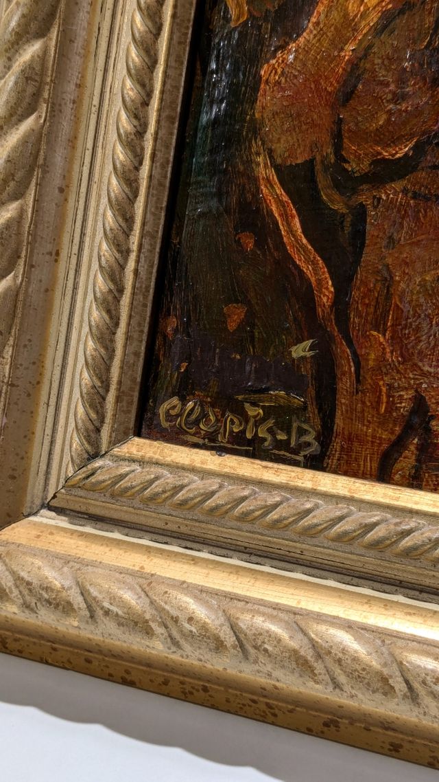 Llopis Beltrá óleo sobre lienzo firmado con marco