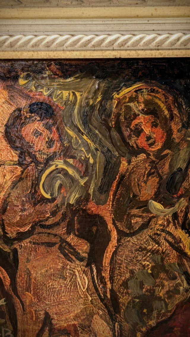 Llopis Beltrá óleo sobre lienzo firmado con marco