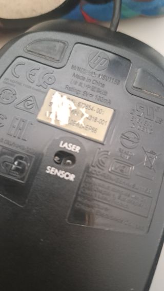 Ratón HP Negro USB