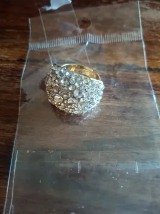 Anillo ajustable circonitas 
