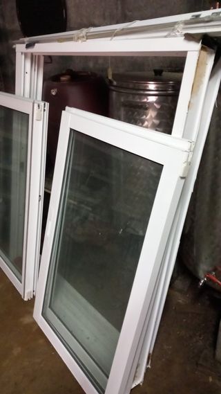 2 Ventanas Aluminio 125x105