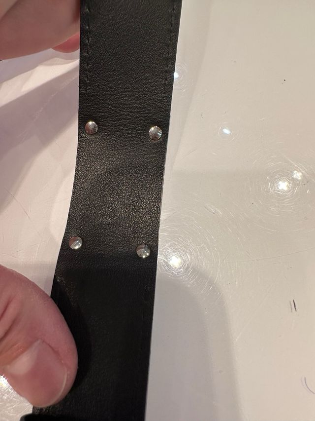 Pulsera D&G Acero y Piel Negra