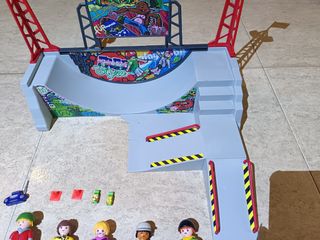 Playmobil Skate Park con Figuras y Accesorios