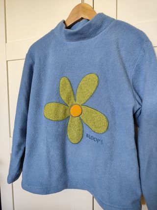 Forro polar Sipecusa flor verde talla M