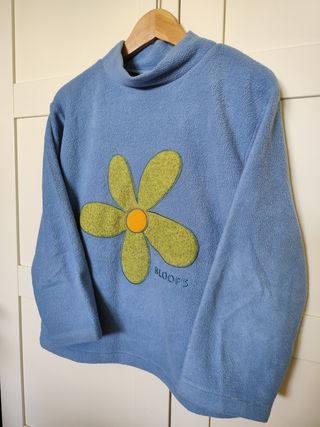 Forro polar Sipecusa flor verde talla M