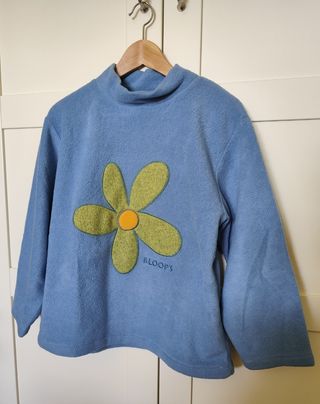 Forro polar Sipecusa flor verde talla M