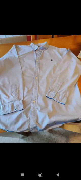 Camisa Polo Ralph Lauren azul hombre