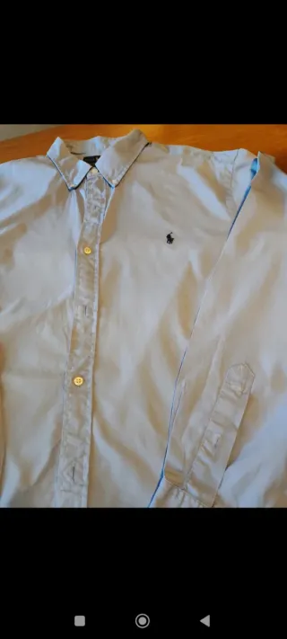 Camisa Polo Ralph Lauren azul hombre