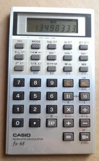 Calculadora Científica Casio fx-68 Vintage