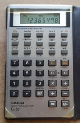 Calculadora Científica Casio fx-68 Vintage