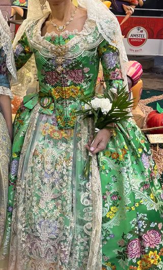 Traje Fallera Verde Talla 38