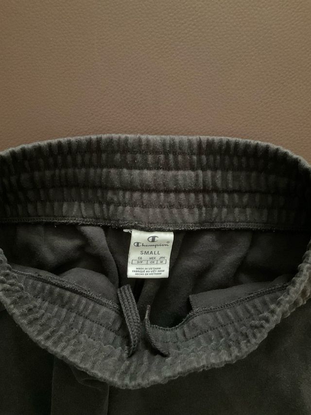 Champion Pantalones Deportivos Negro Talla S