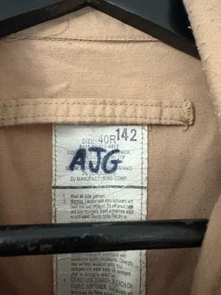 Mono de Vuelo Desierto Talla 40 Regular Americano