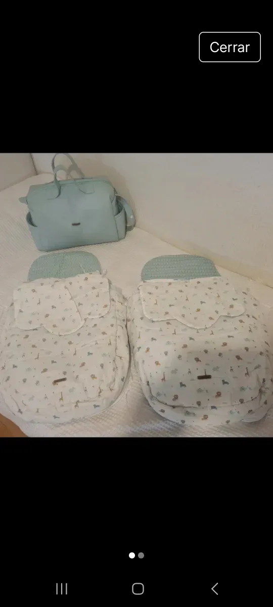 Juego sacos carrito bebé + bolso