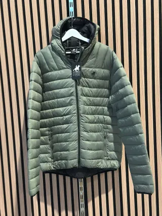 Chaqueta Plumas Hombre US GRAND POLO Verde Nueva