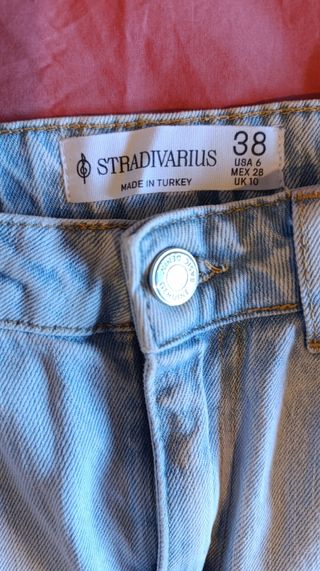 Falda vaquera larga Stradivarius Talla 38